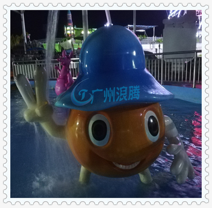 水上乐园设备戏水小品-豆丁喷水