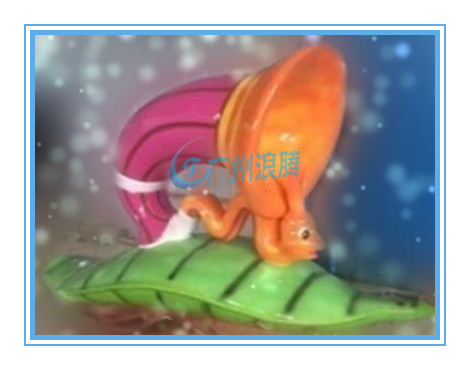 广州浪腾水上乐园设备儿童戏水小品-喷水喇叭虫