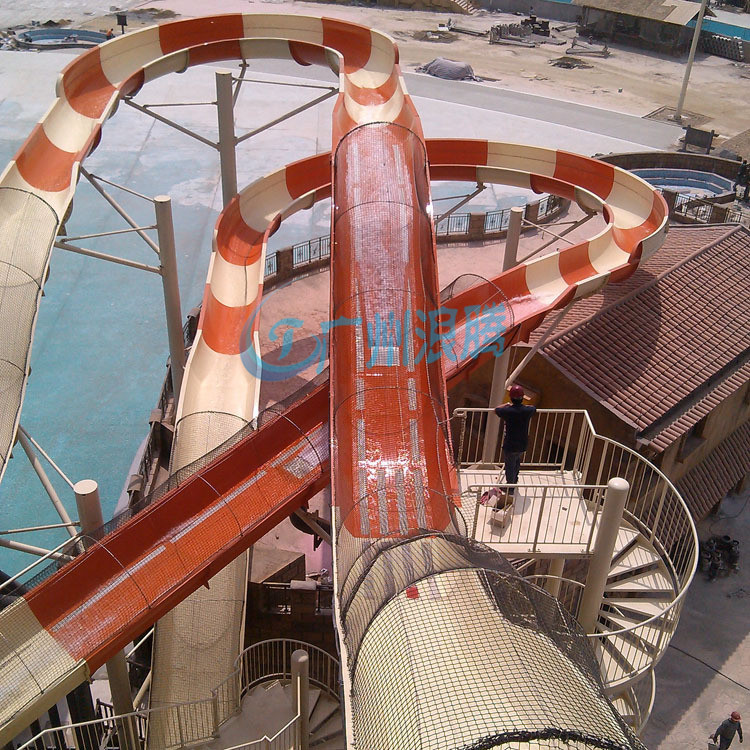 水上乐园设备-水上飞龙滑梯